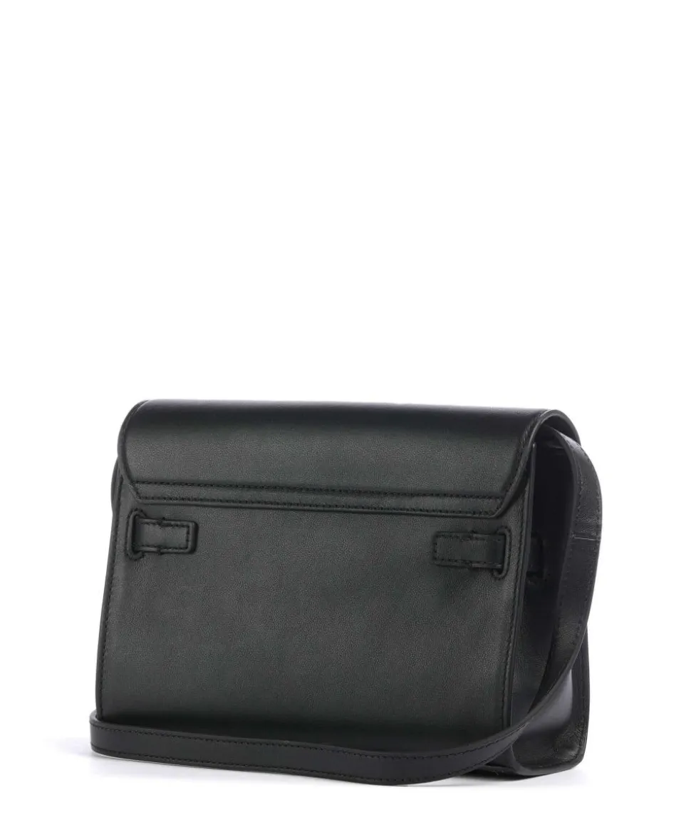 Sabine Umhängetasche fein genarbtes Rindsleder schwarz