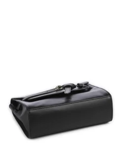 Sabine Umhängetasche fein genarbtes Rindsleder schwarz