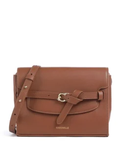 Sabine Umhängetasche fein genarbtes Rindsleder braun