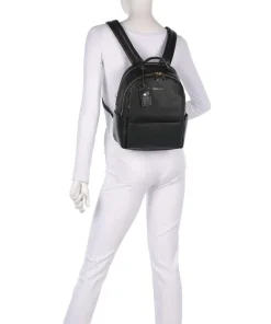 Sable Medium Rucksack genarbtes Rindsleder schwarz