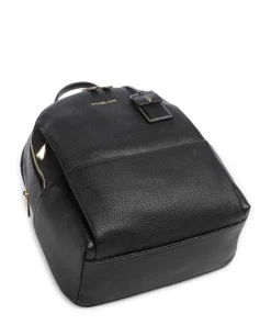 Sable Medium Rucksack genarbtes Rindsleder schwarz