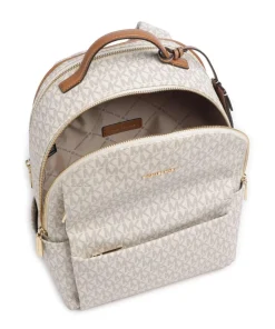 Sable Medium Rucksack Lederimitat creme