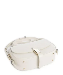 Saddle Mini Umhängetasche fein genarbtes Rindsleder elfenbein