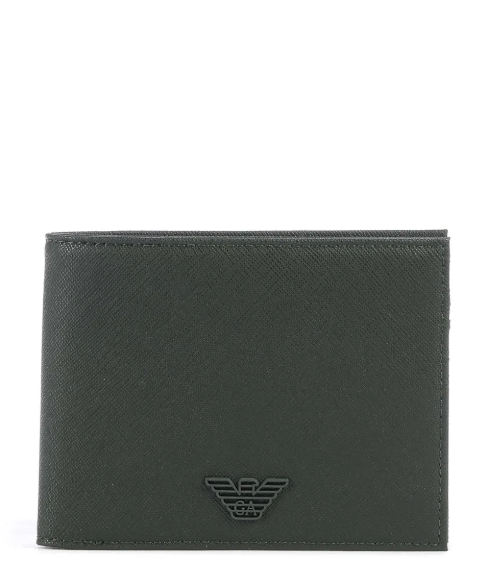 Saffiano Animation Geldbörse Lederimitat khaki