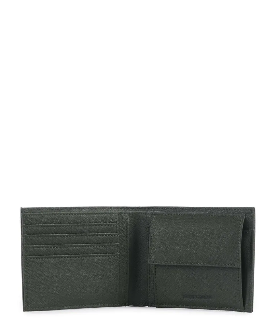 Saffiano Animation Geldbörse Lederimitat khaki