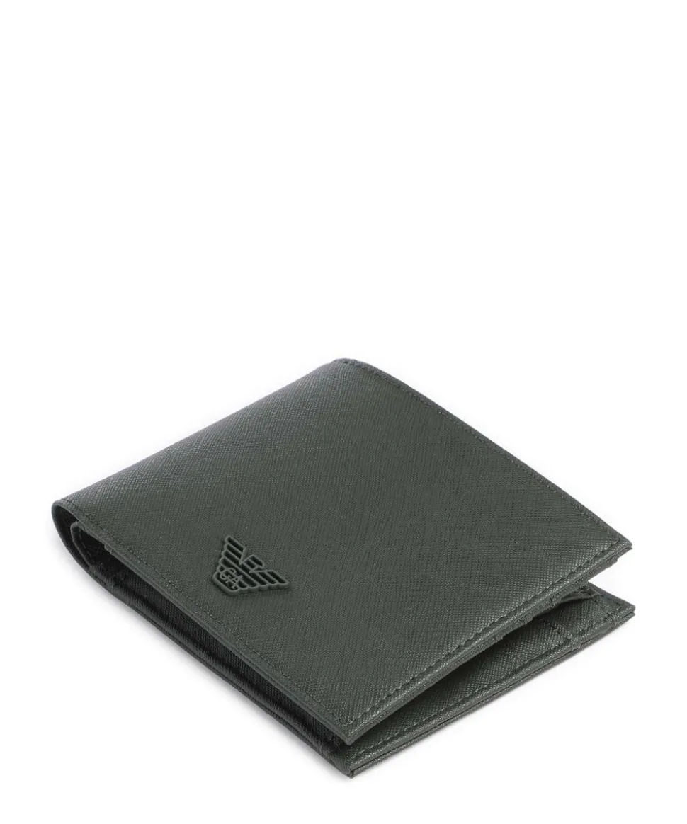 Saffiano Animation Geldbörse Lederimitat khaki