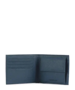 Saffiano Animation Geldbörse Lederimitat dunkelblau