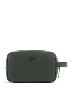 Saffiano Animation Kulturbeutel khaki 23 cm