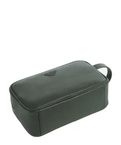 Saffiano Animation Kulturbeutel khaki 23 cm