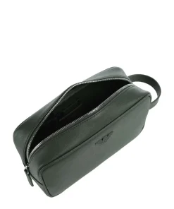 Saffiano Animation Kulturbeutel khaki 23 cm