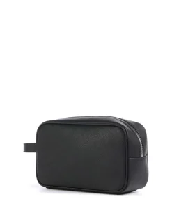 Saffiano Animation Kulturbeutel schwarz 23 cm