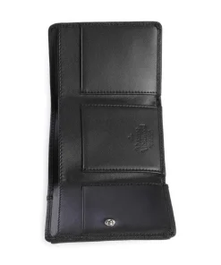 Saffiano Geldbörse Saffiano-Rindsleder schwarz