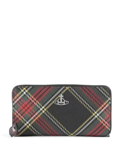 Saffiano Printed Classic Geldbörse Lederimitat mehrfarbig