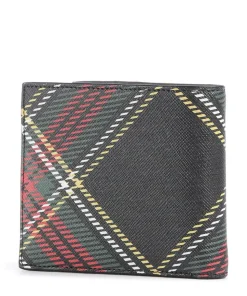 Saffiano Printed Geldbörse Lederimitat mehrfarbig