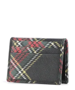 Saffiano Printed Kreditkartenetui Lederimitat mehrfarbig