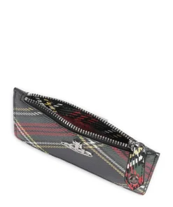 Saffiano Printed Slim Kreditkartenetui Lederimitat mehrfarbig