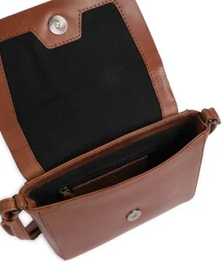 Saige Umhängetasche fein genarbtes Rindsleder braun