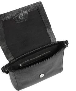 Saige Umhängetasche genarbtes Rindsleder schwarz