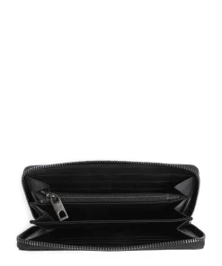 Sally Lack Distressed Geldbörse Leder anthrazit