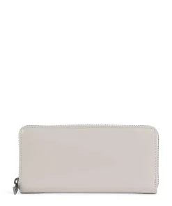Sally Lack Distressed RFID Geldbörse Schafsleder hellgrau