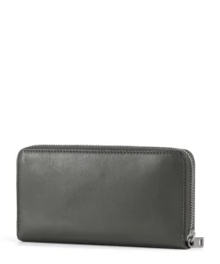 Sally Sheep Natural Geldbörse Schafsleder graugrün