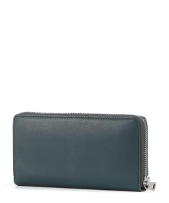 Sally Sheep Natural L Geldbörse Schafsleder dunkelgrün