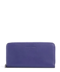 Sally Sheep Natural L Geldbörse Schafsleder pflaume