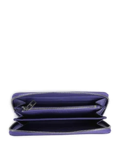 Sally Sheep Natural L Geldbörse Schafsleder pflaume