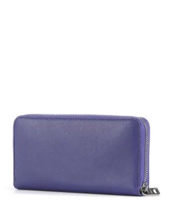 Sally Sheep Natural L Geldbörse Schafsleder pflaume