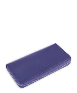 Sally Sheep Natural L Geldbörse Schafsleder pflaume