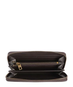 Sally Sheep Natural L Geldbörse Schafsleder dunkelbraun