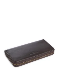 Sally Sheep Natural L Geldbörse Schafsleder dunkelbraun