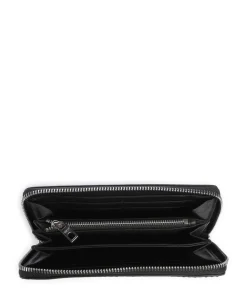 Sally Snake L Geldbörse geprägtes Rindsleder creme