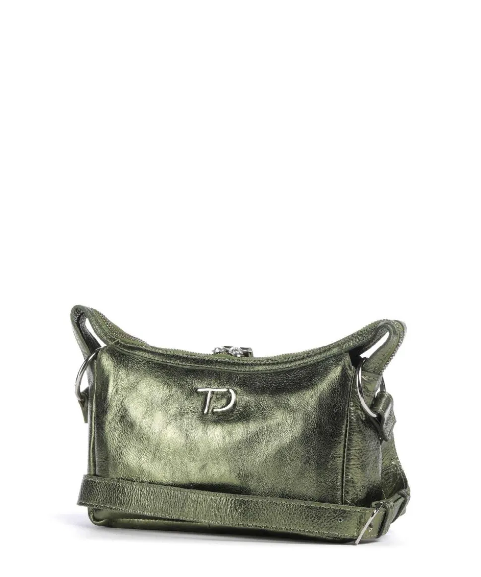 Salvatorgasse 4 Schultertasche genarbtes Rindsleder dunkelgrün