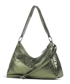 Salvatorgasse 3 Schultertasche genarbtes Rindsleder dunkelgrün