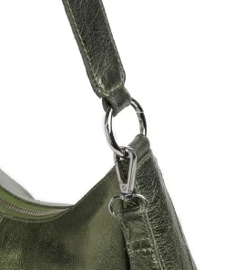 Salvatorgasse 3 Schultertasche genarbtes Rindsleder dunkelgrün