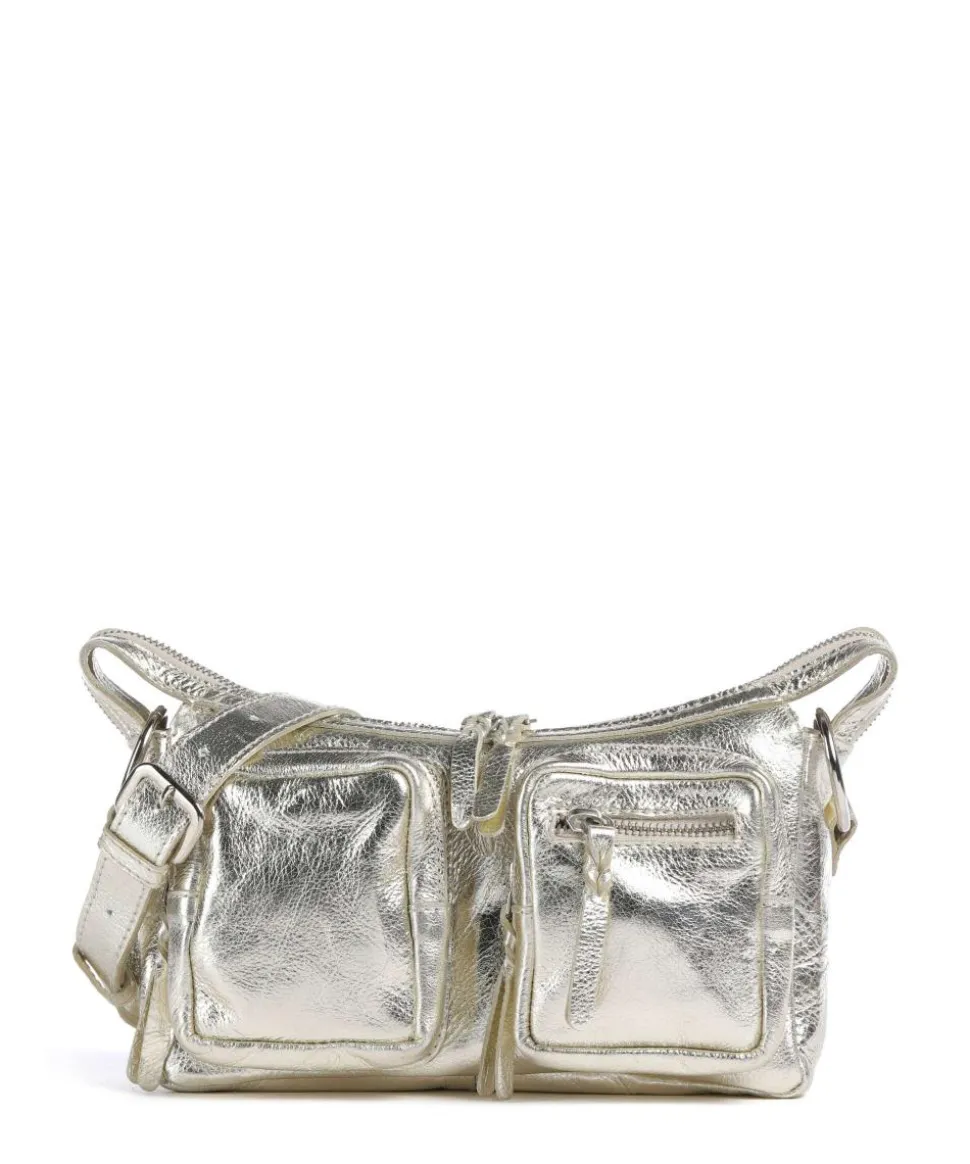 Salvatorgasse 4 Schultertasche genarbtes Rindsleder gold