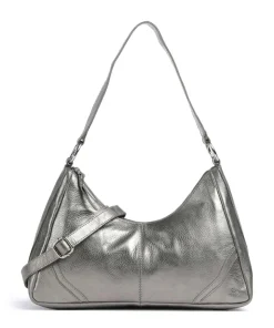 Salvatorgasse 3 Schultertasche genarbtes Rindsleder silber