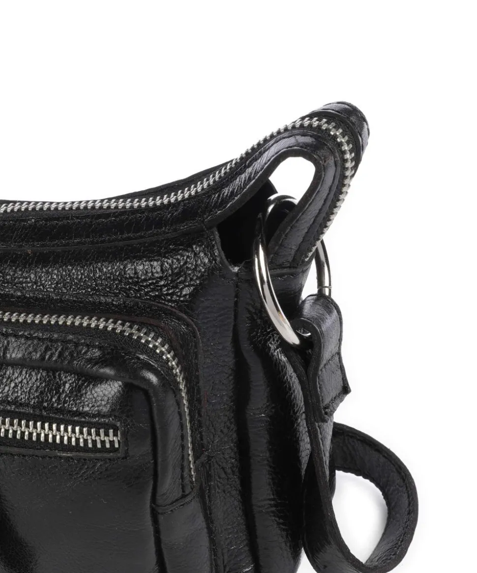 Salvatorgasse 4 Schultertasche genarbtes Rindsleder schwarz