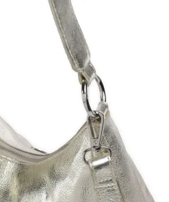 Salvatorgasse 3 Schultertasche genarbtes Rindsleder gold