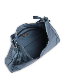 Salvatorgasse 3 Schultertasche genarbtes Rindsleder navy