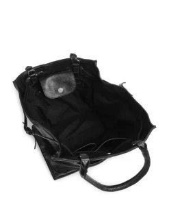 Salvatorgasse 10 Shopper genarbtes Rindsleder schwarz