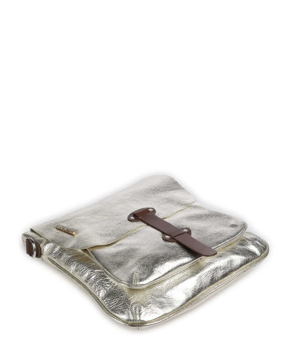 Salvatorgasse 2 Umhängetasche genarbtes Rindsleder gold