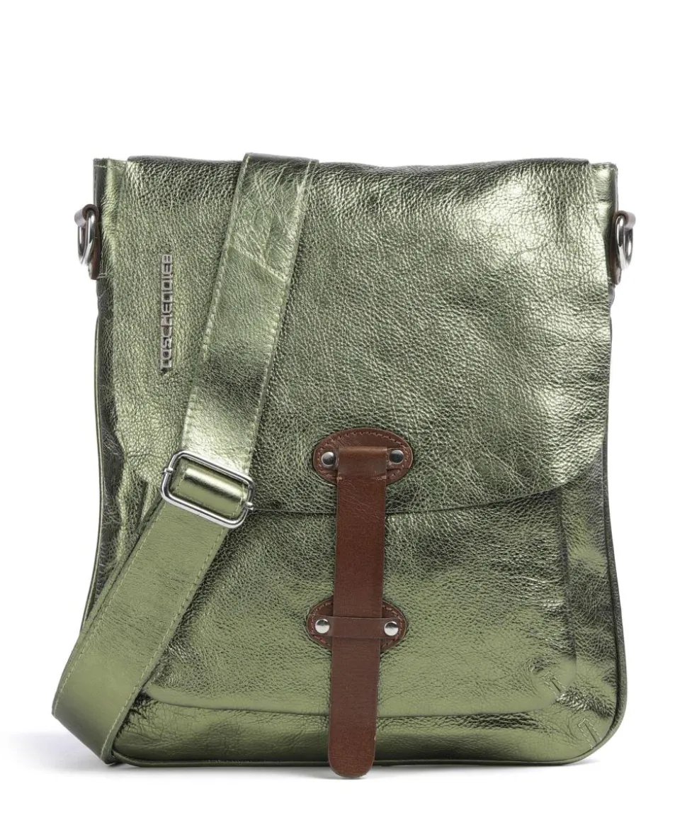 Salvatorgasse 2 Umhängetasche genarbtes Rindsleder dunkelgrün