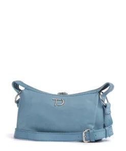 Salvatorianerplatz 4 Schultertasche genarbtes Rindsleder blau