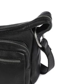 Salvatorianerplatz 4 Schultertasche genarbtes Rindsleder schwarz