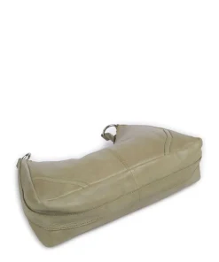 Salvatorianerplatz 3 Schultertasche genarbtes Rindsleder grün