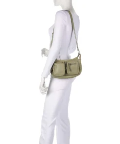 Salvatorianerplatz 4 Schultertasche genarbtes Rindsleder grün
