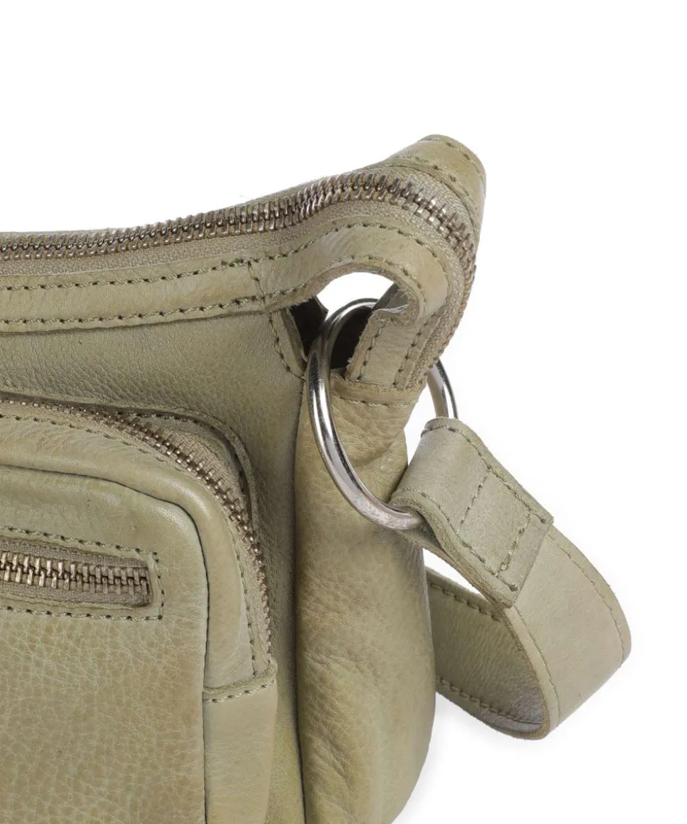 Salvatorianerplatz 4 Schultertasche genarbtes Rindsleder grün