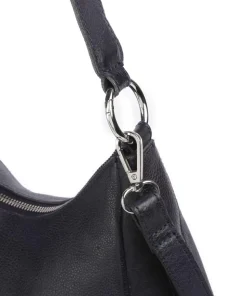 Salvatorianerplatz 3 Schultertasche genarbtes Rindsleder navy